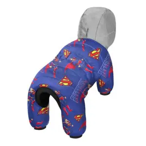 Комбінезон для собак WAUDOG Clothes малюнок "Сила Супермена", S30, В 57-59 см, С 40-43 см
