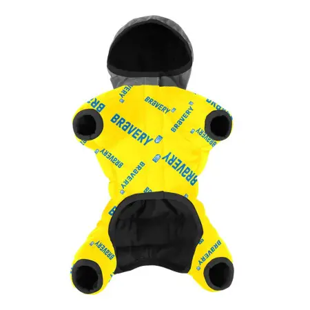 Комбінезон для собак WAUDOG Clothes малюнок "Сміливість", M45, В 57-60 см, С 41-44 см