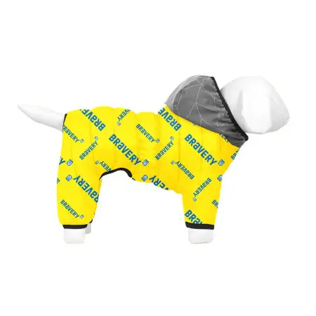 Комбінезон для собак WAUDOG Clothes малюнок "Сміливість", M45, В 57-60 см, С 41-44 см