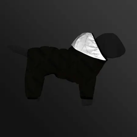 Комбінезон для собак WAUDOG Clothes малюнок "Сміливість", M45, В 57-60 см, С 41-44 см