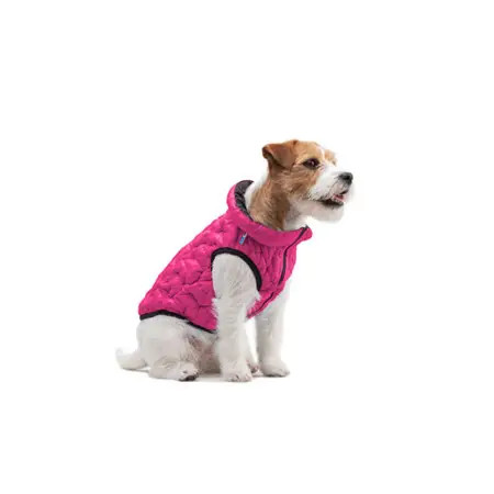 Курточка двусторонняя AiryVest UNI, размер M 43, розово-черная