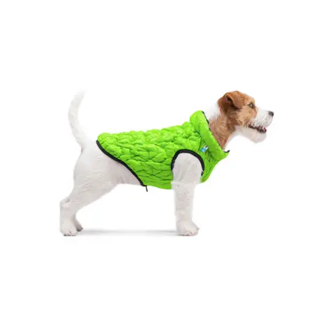Курточка двусторонняя AiryVest UNI, размер M 43, салатово-черная