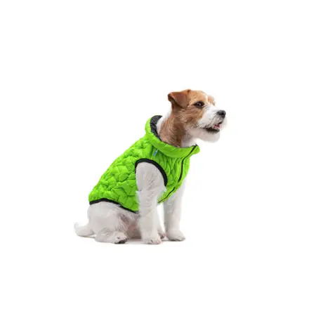 Курточка двусторонняя AiryVest UNI, размер M 43, салатово-черная