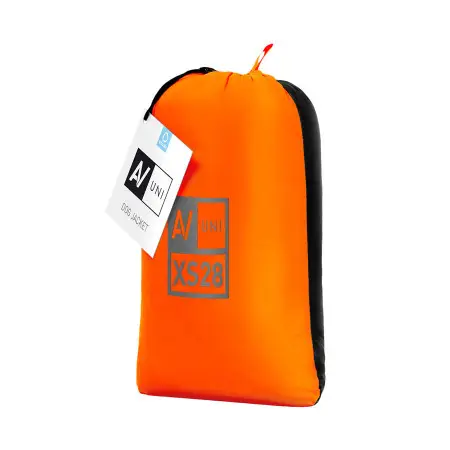 Курточка двусторонняя AiryVest UNI, размер XS 28, оранжево-черная