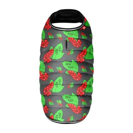 Куртка-накидка для собак WAUDOG Clothes, малюнок "Калина", L, А 41 см, B 58-70 см, С 42-52 см