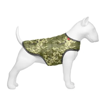 Куртка-накидка для собак WAUDOG Clothes, малюнок "Мілітарі", XXS, А 23 см, B 29-36 см, С 14-20 см