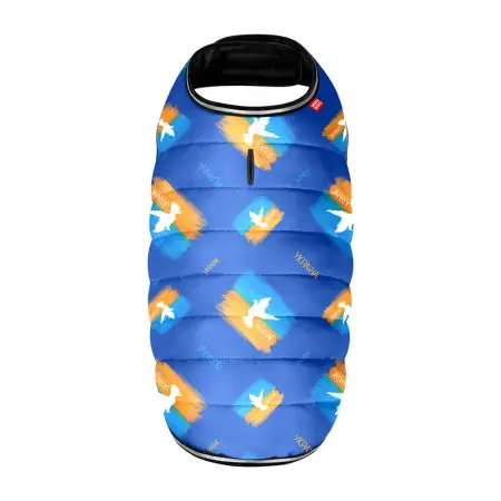 Куртка-накидка для собак WAUDOG Clothes, малюнок "Прапор", XL, А 47 см, B 68-80 см, С 42-52 см