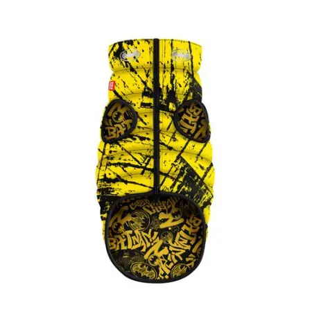 Курточка для собак WAUDOG Clothes двостороння, малюнок "Бетмен ескіз", XS30, В 43-45 см, С 30-33 см