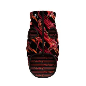 Курточка для собак WAUDOG Clothes двусторонняя, рисунок "Скорость Флэша", L65, В 87-89 см, С 60-65 см