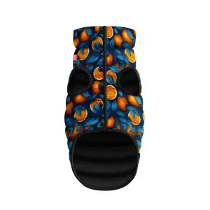 Курточка для собак WAUDOG Clothes малюнок "Апельсини", M45, В 61-65 см, С 38-42 см