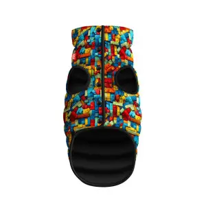 Курточка для собак WAUDOG Clothes малюнок "Блоки", S40, В 52-55 см, С 36-39 см