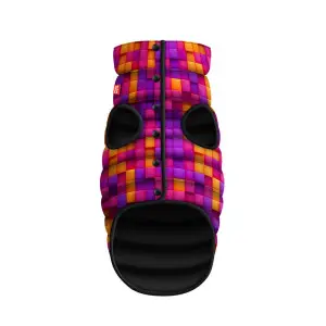 Курточка для собак WAUDOG Clothes малюнок "Куби 3Д", L65, В 87-90 см, С 60-65 см