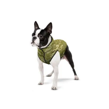 Курточка для собак WAUDOG Clothes, малюнок "Мілітарі", M50, В 76-79 см, С 55-61 см