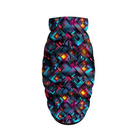 Курточка для собак WAUDOG Clothes малюнок "Нескінченні світи", XS22, В 33-36 см, С 19-22 см