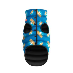 Курточка для собак WAUDOG Clothes рисунок "Флаг", L55, В 77-80 см, С 50-55 см