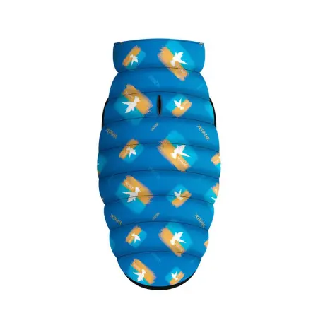 Курточка для собак WAUDOG Clothes рисунок "Флаг", L55, В 77-80 см, С 50-55 см