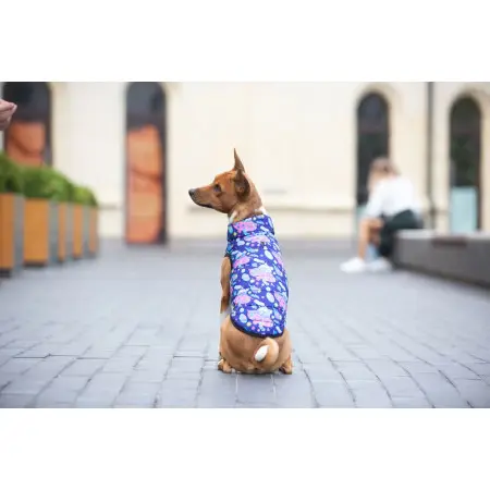 Курточка для собак WAUDOG Clothes, рисунок "Рик и Морти 1", M47, В 69-73 см, С 41-45 см