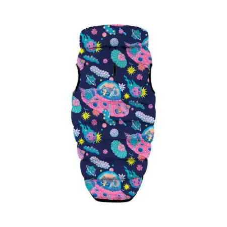 Курточка для собак WAUDOG Clothes, рисунок "Рик и Морти 1", S30, В 58-62 см, С 42-46 см
