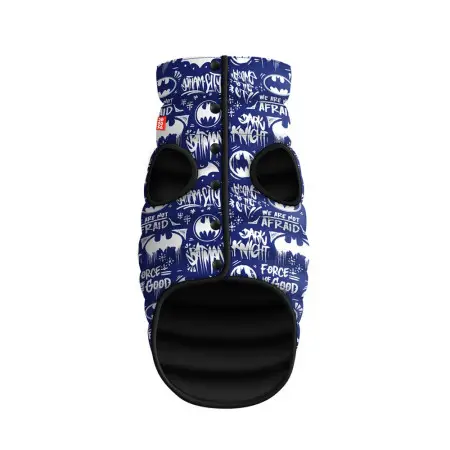Курточка для собак WAUDOG Clothes с рисунком "Бэтмен бело-голубой", M40, В 63-67 см, С 39-43 см