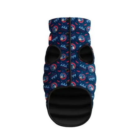 Курточка для собак WAUDOG Clothes с рисунком "Бэтмен красно-голубой", S40, В 52-55 см, С 36-39 см