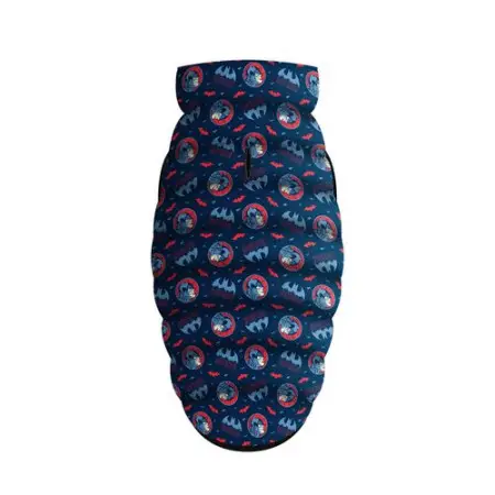 Курточка для собак WAUDOG Clothes с рисунком "Бэтмен красно-голубой", S40, В 52-55 см, С 36-39 см