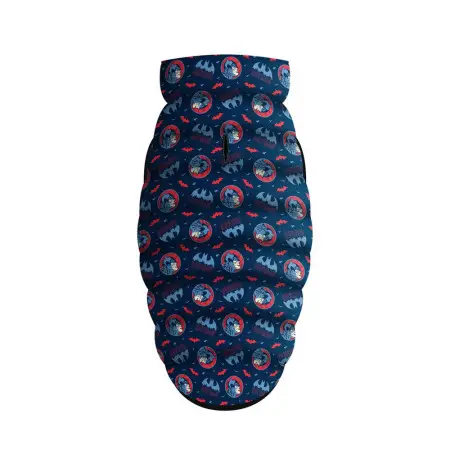 Курточка для собак WAUDOG Clothes с рисунком "Бэтмен красно-голубой", XS22, В 33-36 см, С 19-22 см