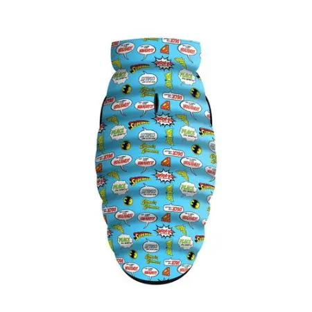 Курточка для собак WAUDOG Clothes с рисунком "Лига Справедливости", M50, В 76-79 см, С 55-61 см