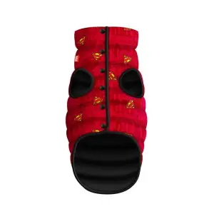 Курточка для собак WAUDOG Clothes з малюнком "Супермен червоний", XS25, В 37-40 см, С 24-27 см