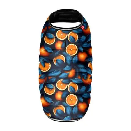 Курточка-накидка для собак WAUDOG Clothes, рисунок "Апельсины", XS, А 26 см, B 33-41 см, С 18-26 см