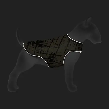 Курточка-накидка для собак WAUDOG Clothes, малюнок "Бетмен ескіз", M, А 37 см, B 52-62 см, С 36-47 см