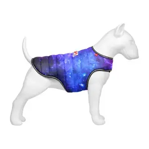 Курточка-накидка для собак WAUDOG Clothes, малюнок "NASA21", M, А 37 см, B 52-62 см, С 36-47 см