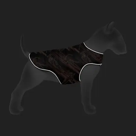 Курточка-накидка для собак WAUDOG Clothes, рисунок "Скорость Флэша", M, А 37 см, B 52-62 см, С 36-47 см
