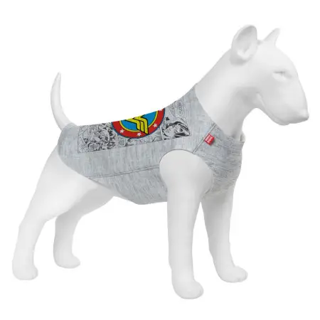 Майка для собак WAUDOG Clothes малюнок "Чудо-жінка комікс", M40, B 62-68 см, С 35-40 см