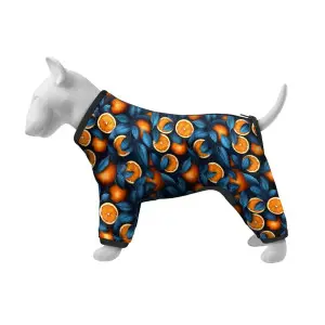 Вітровка для собак WAUDOG Clothes, малюнок "Апельсини", S40, В 56-59 см, С 37-40 см