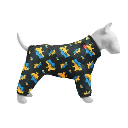 Вітровка для собак WAUDOG Clothes ,малюнок "Дім", XS22, В 30-34 см, С 19-21 см