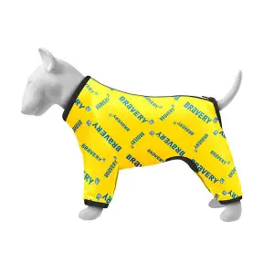 Вітровка для собак WAUDOG Clothes, малюнок "Сміливість", M47, В 69-72 см, С 47-50 см