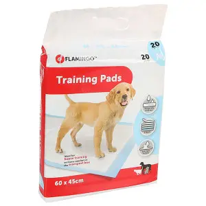 Flamingo Training Pads Puppy ФЛАМІНГО одноразова пелюшка для цуценят , M, 60х45 см, 20 шт
