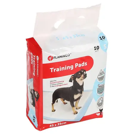 Flamingo Training Pads Puppy ФЛАМІНГО одноразова пелюшка для цуценят , S, 45х35 см, 10 шт