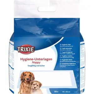 Пелюшки Trixie для собак, 40 x 60 см, 50 шт. (целюлоза)