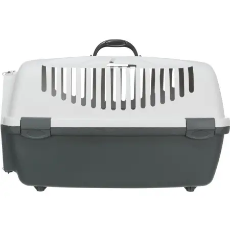 Переноска Trixie Capri 3 Open Top для тварин до 12 кг, 40 x 38 x 61 см (сіра)
