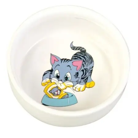 Миска Trixie для котів, керамічна, 11 см, 300 мл