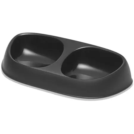 Moderna Double Sensibowl МОДЕРНА СЕНСІБОУЛ подвійна миска для котів, 2х200мл , Чорний