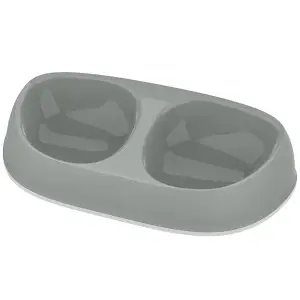Moderna Double Sensibowl МОДЕРНА СЕНСІБОУЛ подвійна миска для котів, 2х200мл , Оливковий