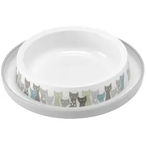 Moderna Trendy Dinner Maasai МОДЕРНА МАСАЇ миска для котів, 210мл , Сіро-білий