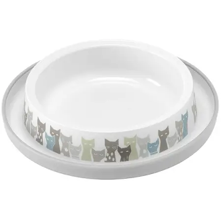 Moderna Trendy Dinner Maasai МОДЕРНА МАСАЇ миска для котів, 210мл , Сіро-білий