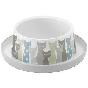 Moderna Trendy Dinner Maasai МОДЕРНА МАСАЇ миска для котів, 350мл , Сіро-білий