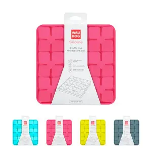 Килимок для пошуку корму WAUDOG Silicone, 205х205х17 мм, рожевий