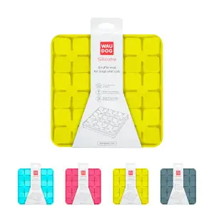 Килимок для пошуку корму WAUDOG Silicone, 205х205х17 мм, жовтий