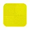 Килимок для злизування WAUDOG Silicone, 190х190х10 мм, жовтий