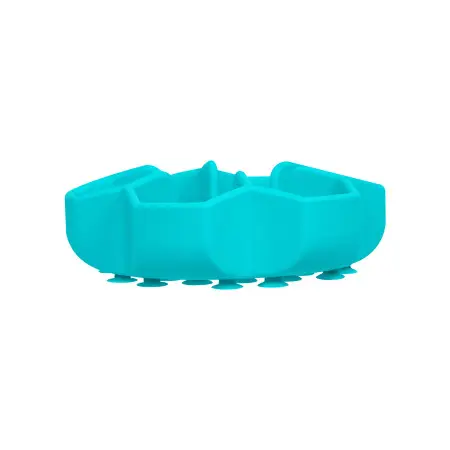 Миска для медленного кормления WAUDOG Silicone, 450 мл, голубой